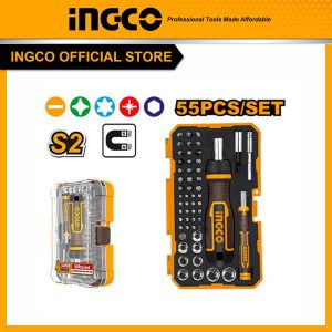 Bộ tua vít 55 chi tiết thép CRV INGCO HKSDB0558