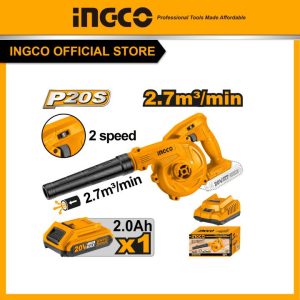 Máy thổi bụi dùng pin 20V kèm pin và sạc INGCO CABLI200181