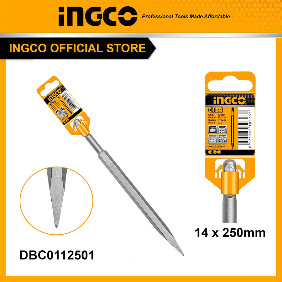 Mũi đục nhọn 14x250mm INGCO DBC0112501
