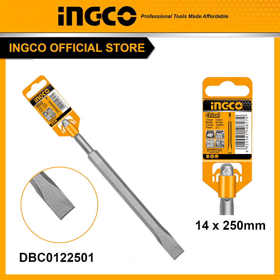 Mũi đục dẹp 14x250mm INGCO DBC0122501