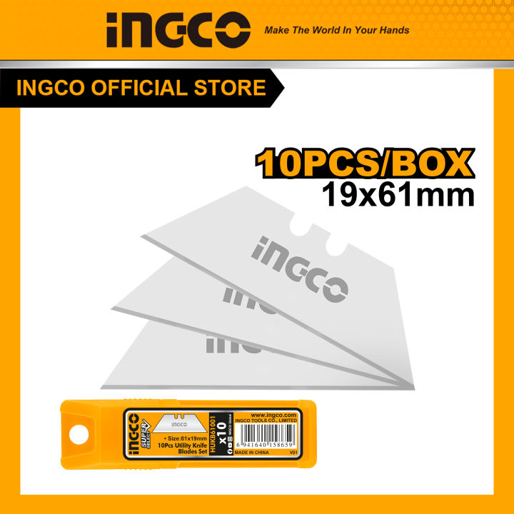 Bộ 10 lưỡi dao cắt đa năng INGCO HUKB61001