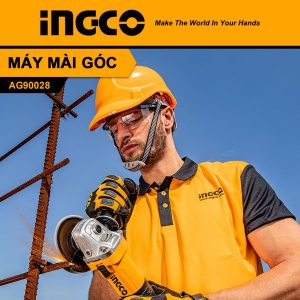 Máy mài góc 900W cốt M14 đĩa 125mm có điều tốc INGCO AG900285