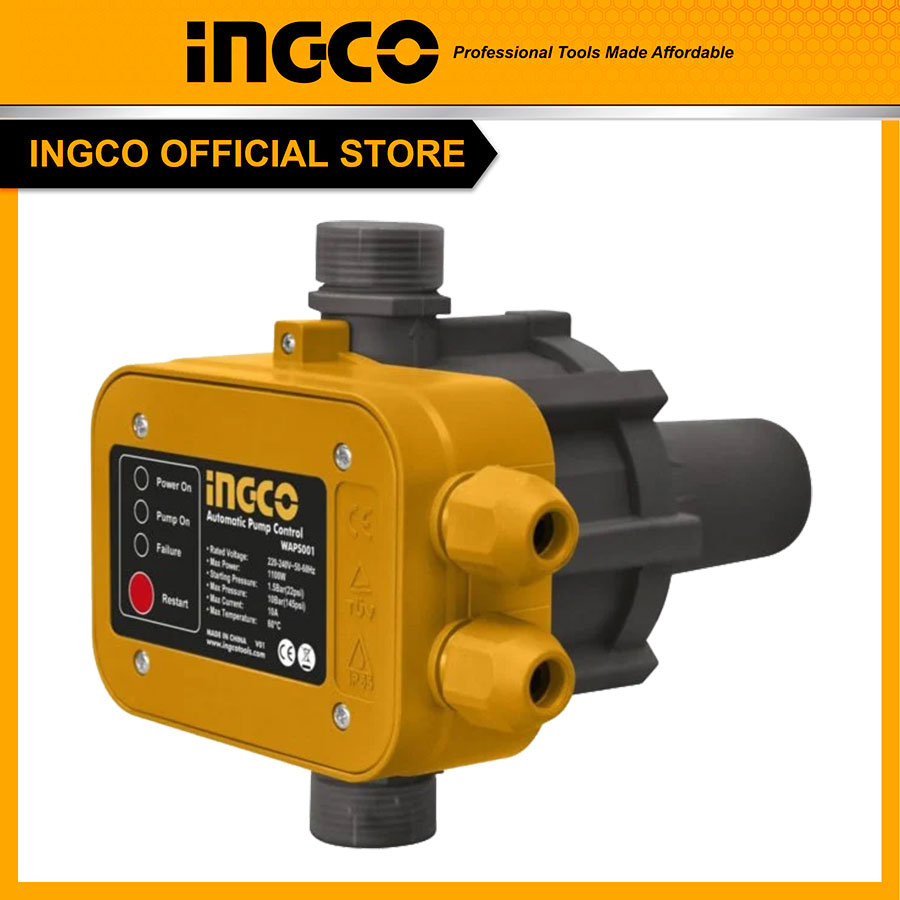 Rờ le tự động bơm nước bằng áp suất INGCO WAPS001