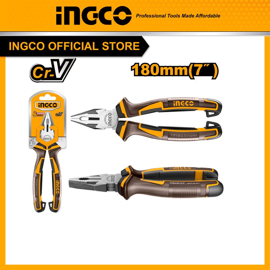 Kèm răng 7 inch cao cấp thép Crv INGCO HCP28188