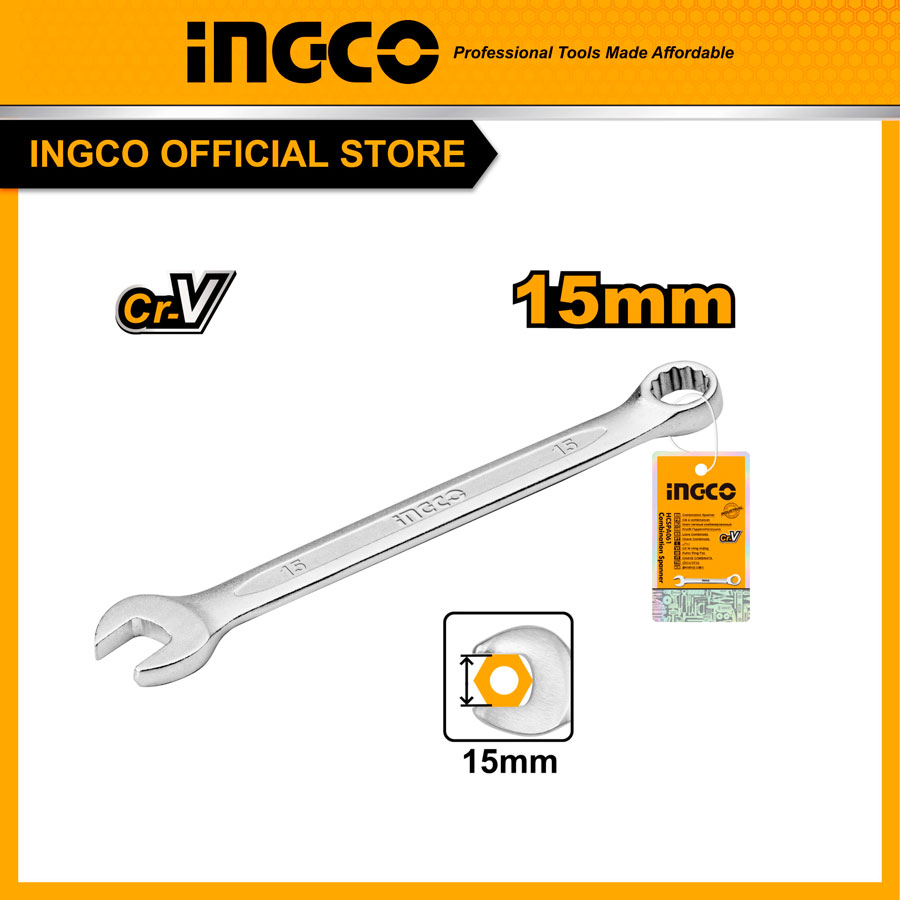 Cờ lê vòng miệng 15mm INGCO HCSPA151
