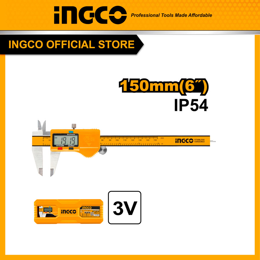 Thước kẹp điện tử cao cấp dài 150mm INGCO HDCD28150