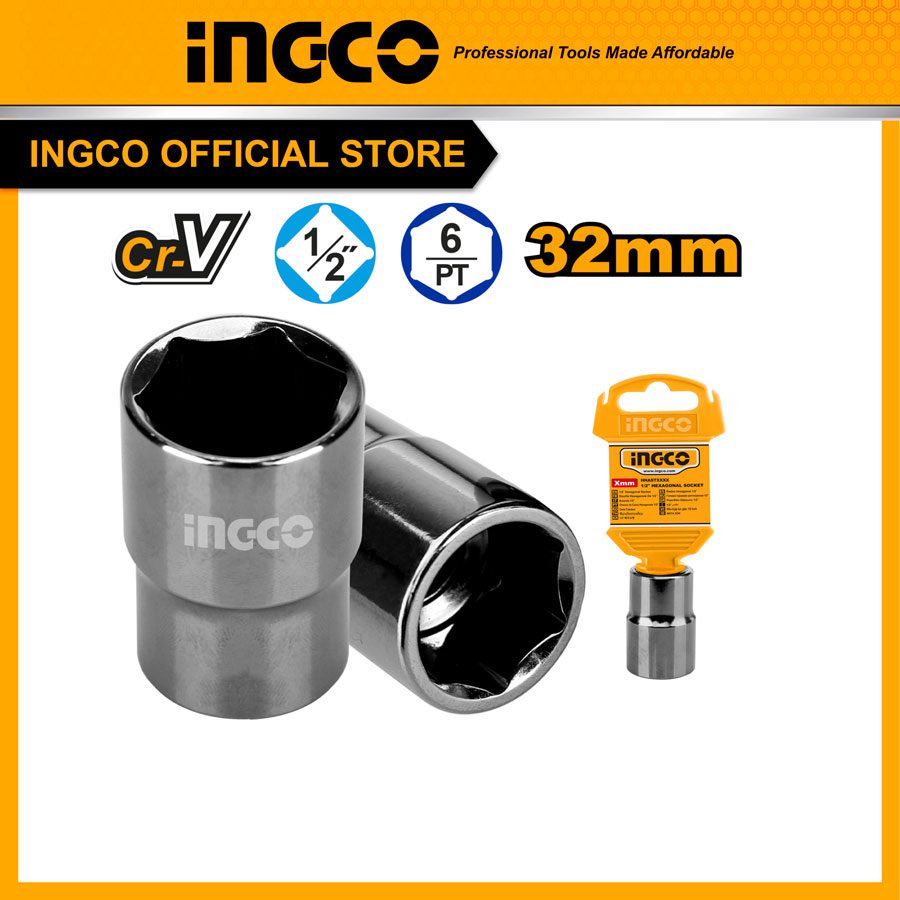 Đầu tuýp 32mm INGCO HHAST12321