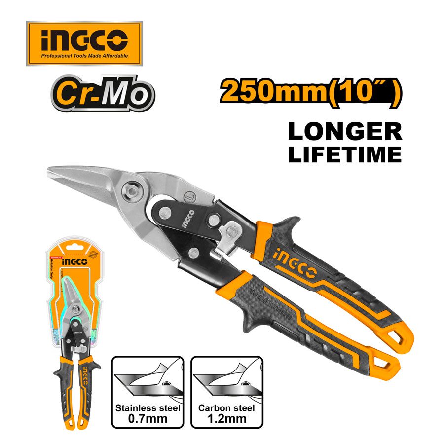 HTSN2610R-2 Kéo cắt tôn phải INGCO HTSN2610R