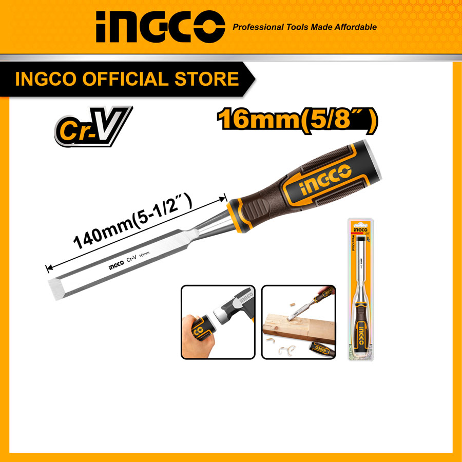 Đục gỗ bản rộng 16mm INGCO HWC0816