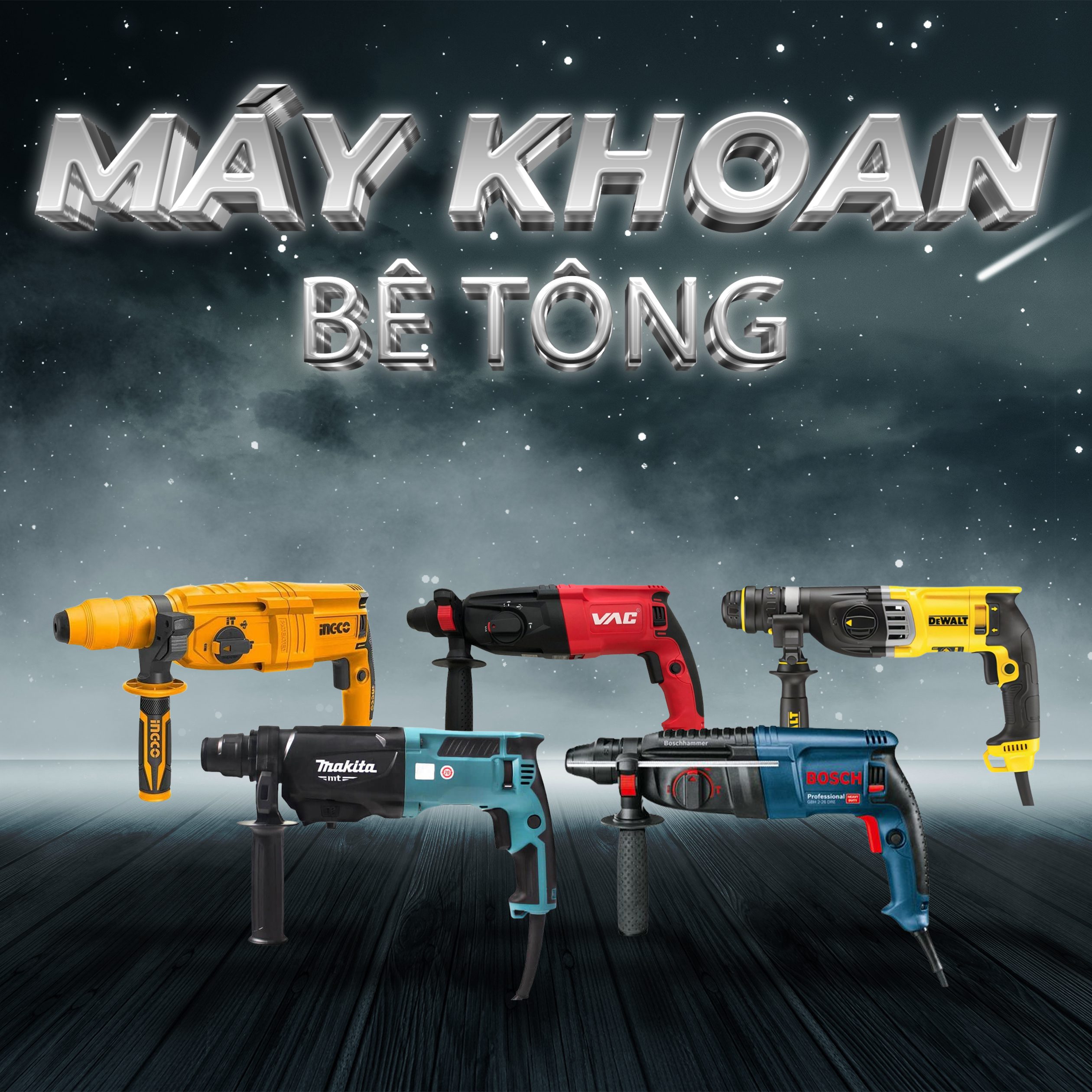 Thương hiệu máy khoan bê tông uy tín