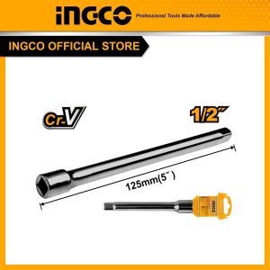 Thanh nối kéo dài 125mm chuyển đổi đầu 1/2 inch INGCO HEB12051