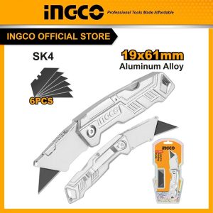 Dao gấp gọn đa năng thân bằng hợp kim nhôm INGCO HUK6236