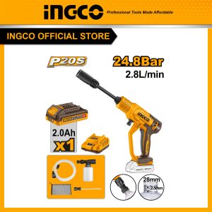 Máy rửa xe dùng pin INGCO CPWLI20362 chính hãng