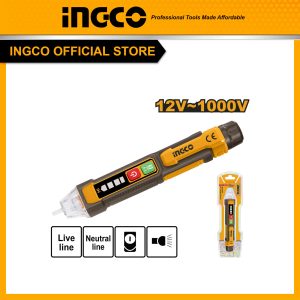 Đầu dò điện cảm ứng báo tín hiệu âm thanh và ánh sáng INGCO VD100091 điện áp AC 12V ~ 1000V