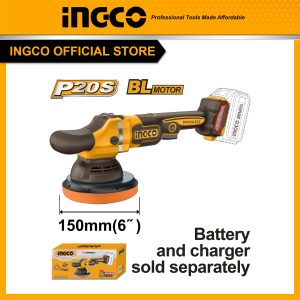 Máy đánh bóng pin INGCO APLI2015 20V-150mm (không kèm pin và sạc)