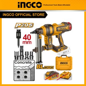 Máy bắn đinh bê tông pin INGCO CCNLI9005 20V (thân máy chưa kèm pin & sạc)