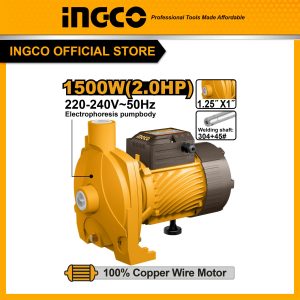 Máy bơm nước ly tâm INGCO CPM150068 1500W, 2HP lưu lượng 146L/phút