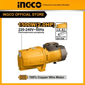 Máy bơm nước phản lực INGCO JP150068 1500W, 2HP lưu lượng 125L/phút