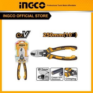 Kìm cắt cáp thép CrV 10 inch INGCO HCCB0210