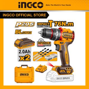 Máy khoan búa pin 20V không chổi than 76Nm INGCO CIDLI20768