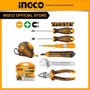 Bộ dụng cụ cầm tay 7 chi tiết cho gia đình INGCO HKTH10807