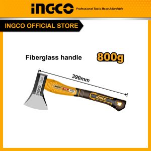 Búa rìu 800g dài 390mm thép rèn chắc chắn INGCO HAX081800