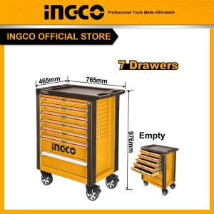Tủ đồ nghề 7 ngăn kéo có bánh xe đẩy INGCO HDTC01072