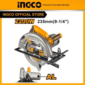 Máy cưa đĩa tròn 2200W INGCO CS2358 kèm lưỡi TCT 235mm 60T