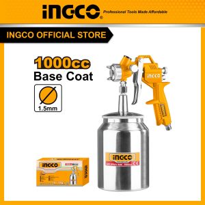 Súng phun sơn khí nén INGCO ASG3101 bình 1 lít đầu phun 1.5mm