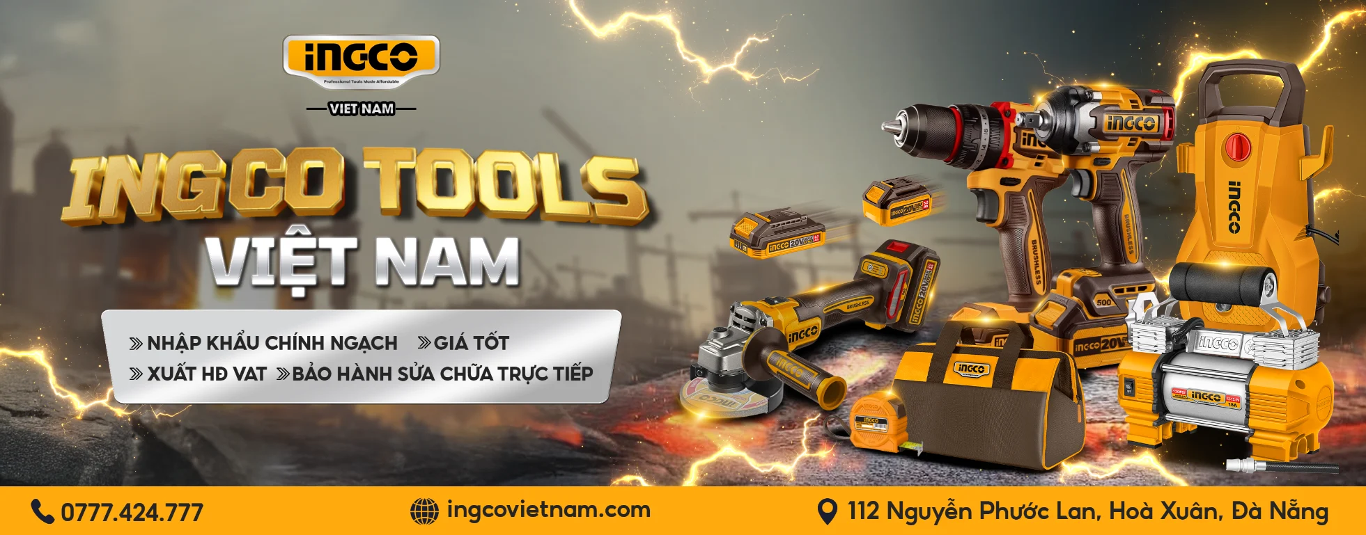 Fanpage chính thức của INGCO VIỆT NAM trên Facebook 3 cover ingco vn